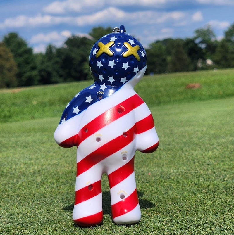 Voodoo Golf Ball Tee Holder | Novelty Keychain Accessory for Bag | Gifts for Men | Fits 3 1/4, 2 3/4, 1 1/2 Tees - Image 2